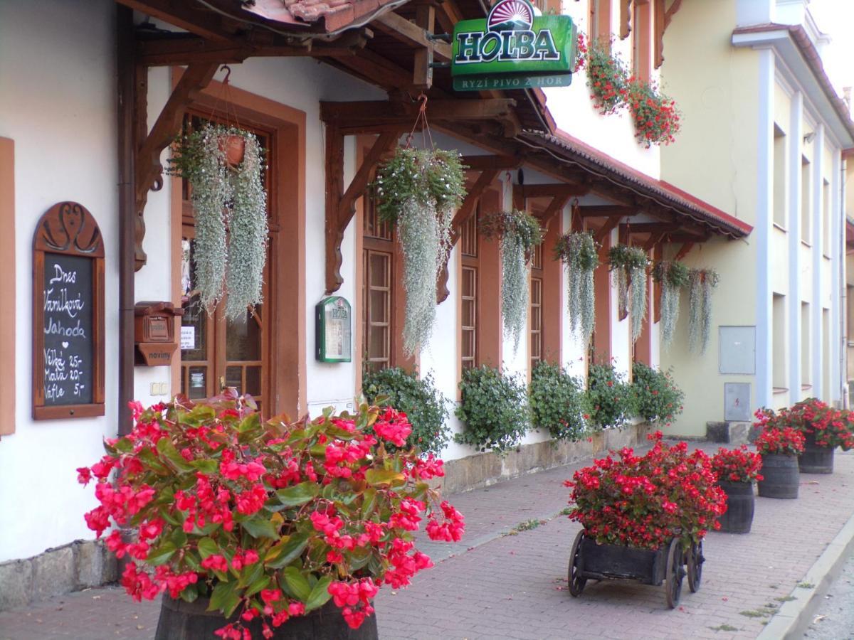 Penzion Restaurace U Helferu Libuň Buitenkant foto
